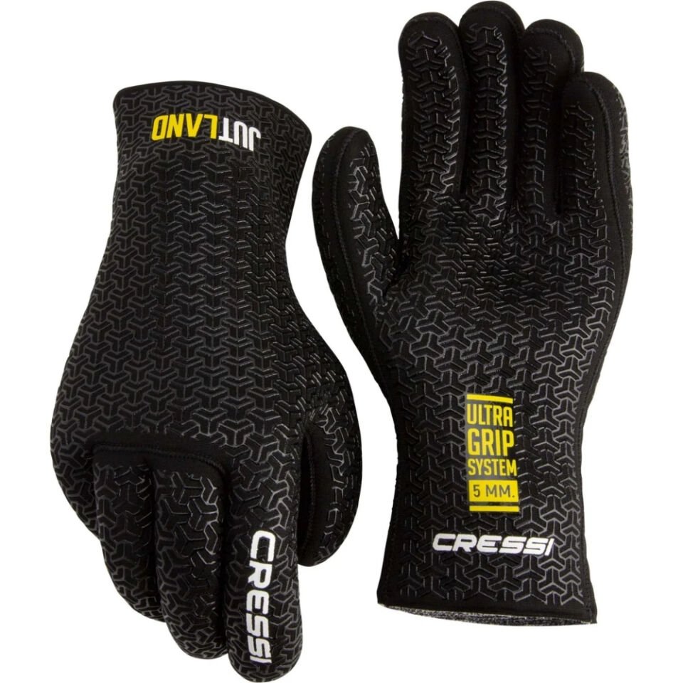 Cressi Jutland Dalış Eldiveni BLACK - 5MM - L - NO:4