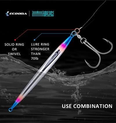 Ecooda Cyan Blue Chain Hook Spanish Mackerel