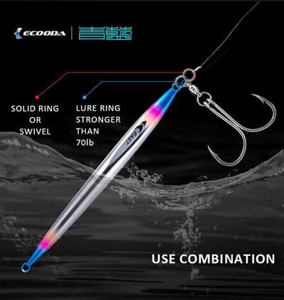 Ecooda Cyan Blue Chain Hook Spanish Mackerel