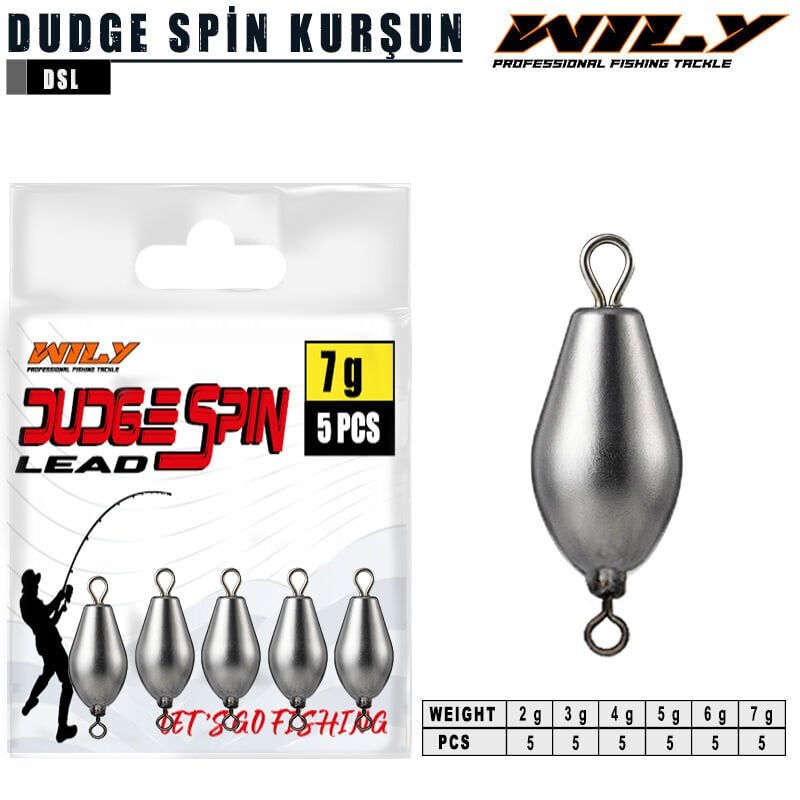 Wily Dudge Spin Kurşun