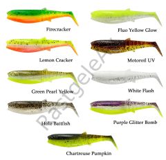 Savage Gear Cannibal Shad 12.5cm 20gr Flou Yellow Glow