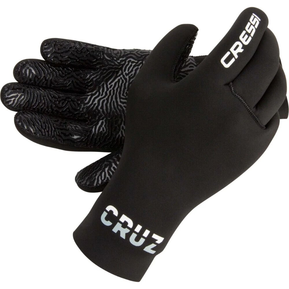 Cressi Cruz Dalış Eldiveni BLACK - 3MM - M - NO:3