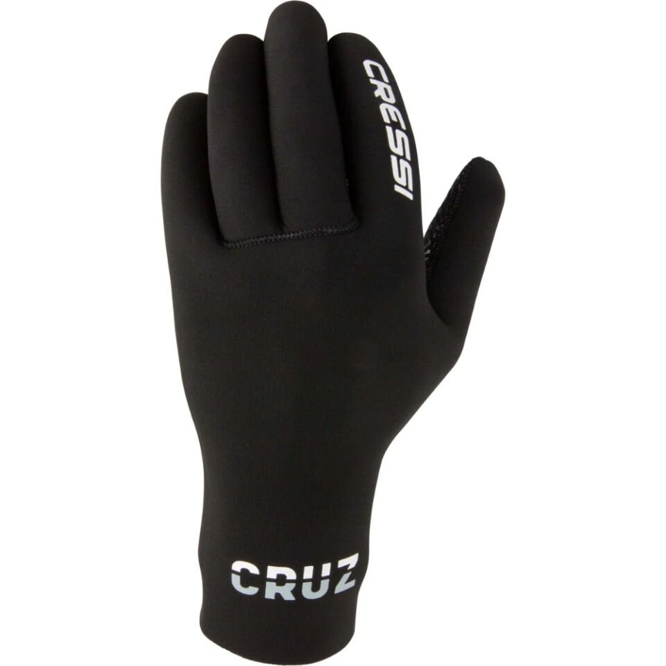 Cressi Cruz Dalış Eldiveni BLACK - 3MM - L - NO:4