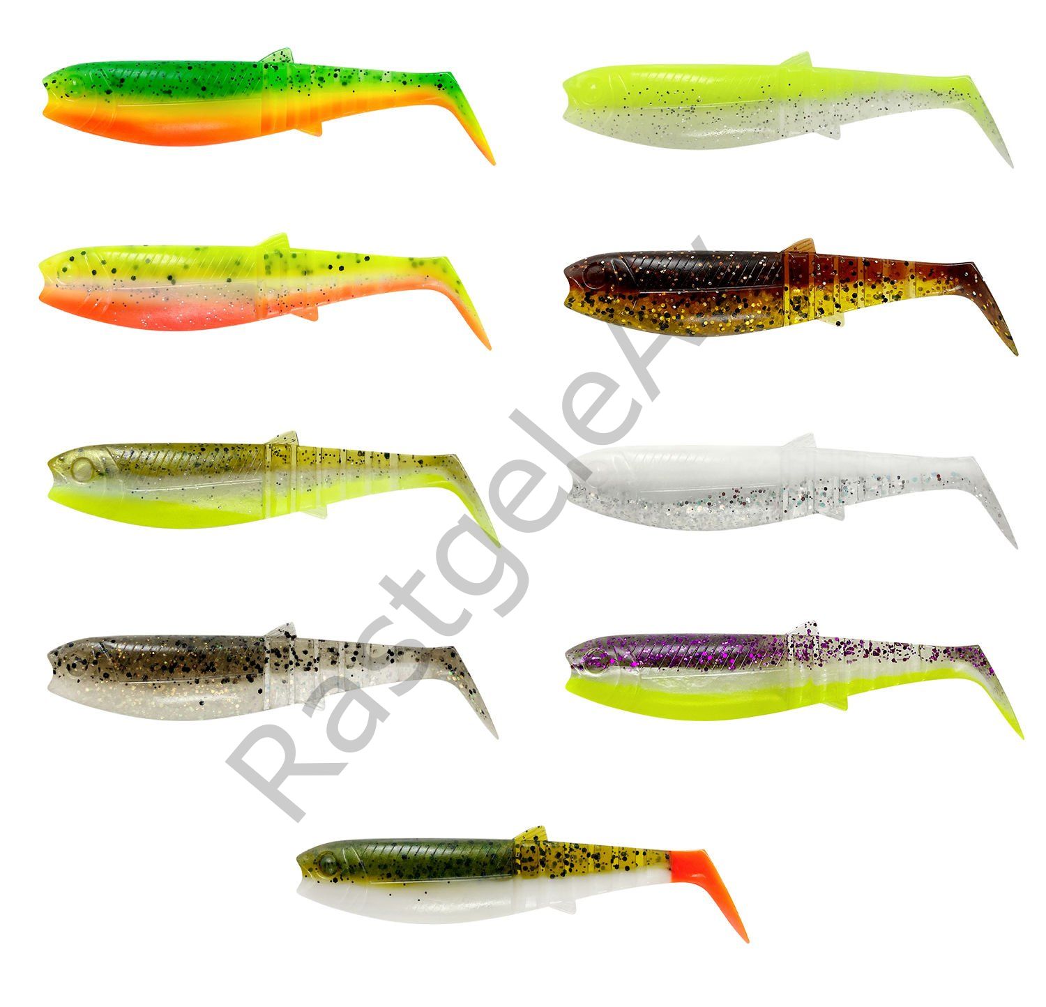 Savage Gear Cannibal Shad 10cm 9gr Firecracker
