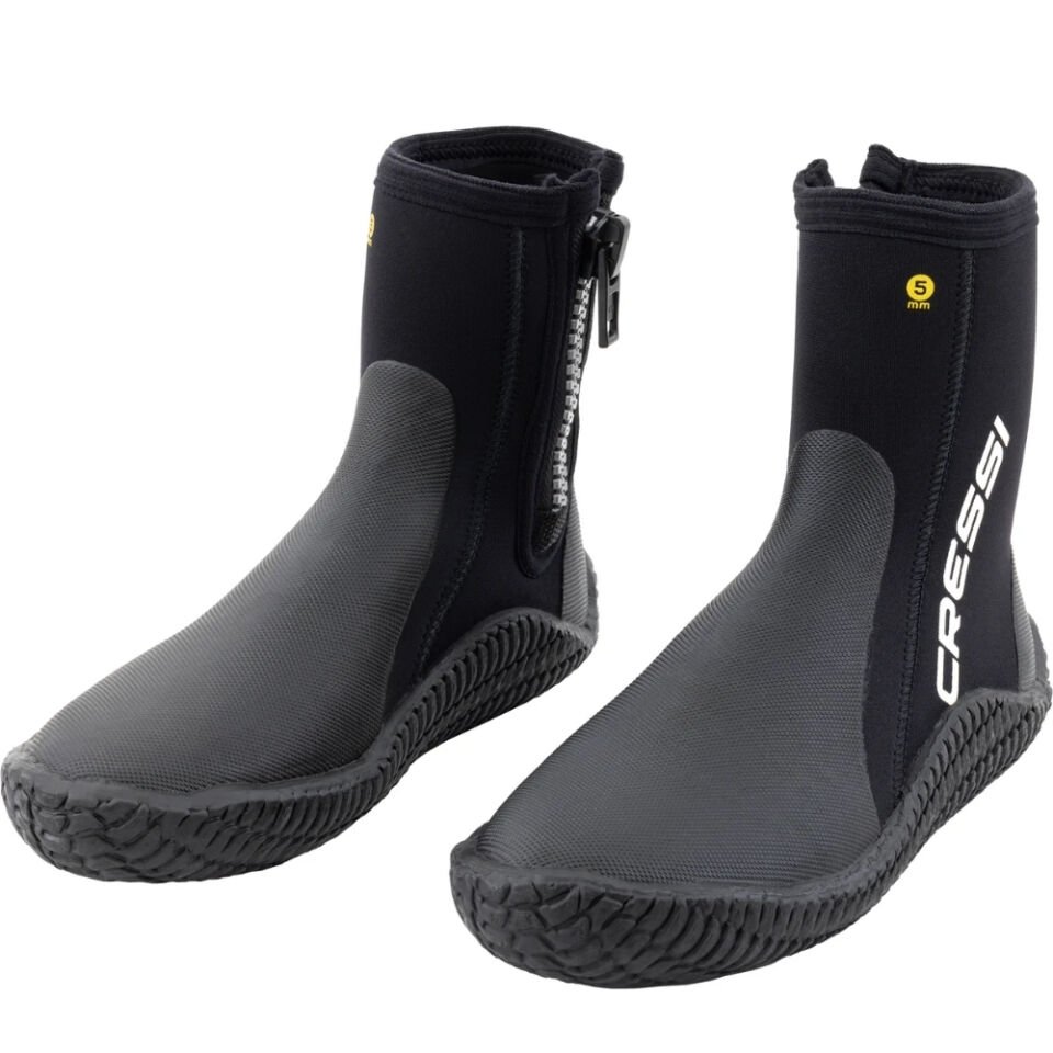 Cressi Reeftech Dalış Çizmesi BLACK - 5MM - XL -44-45