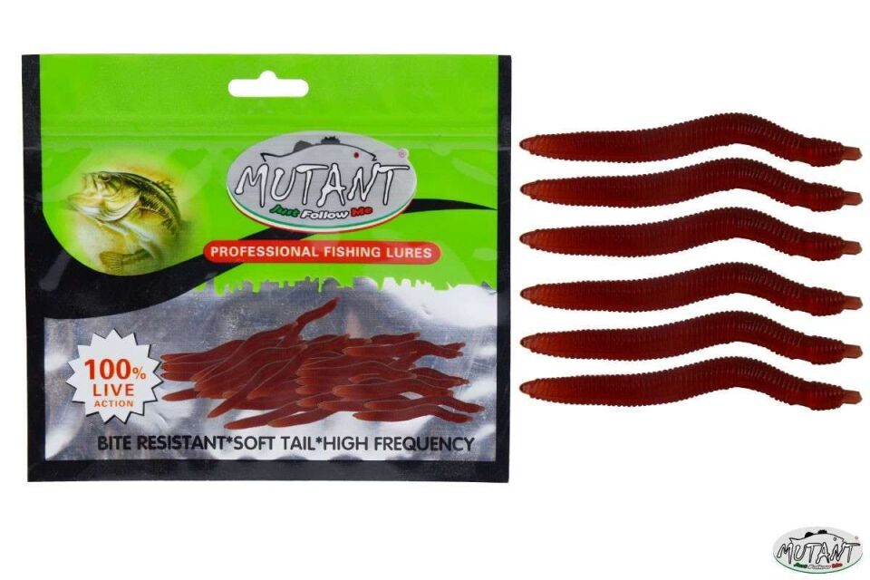 Mutant 3510 Ozmo Solucan 4cm Silikon Suni Yem 30lu Paket