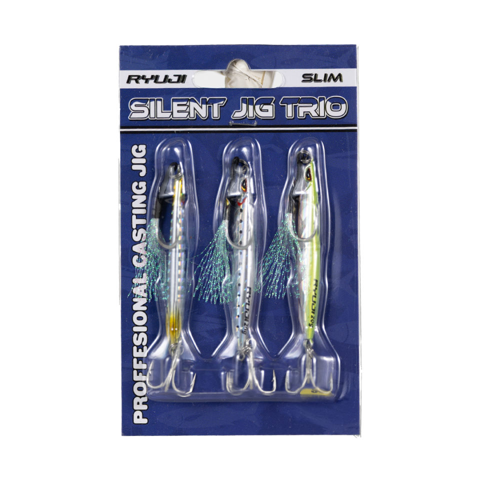 RYUJI SILENT JIG TRIO 15GR, ZEBRA MIX (3 AD)