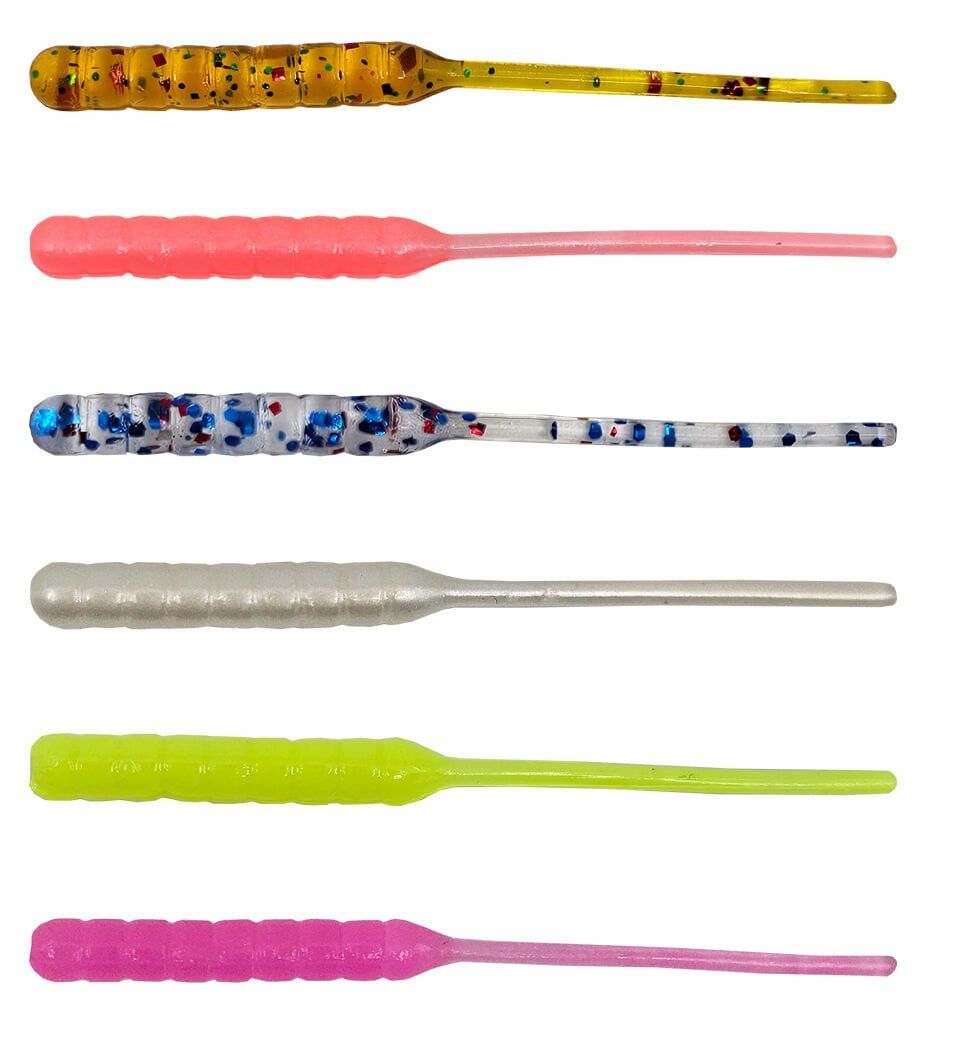 Kendo Arrow Worm Lrf Silikonu 5,5cm 12 Adet Fluorescent Yellow