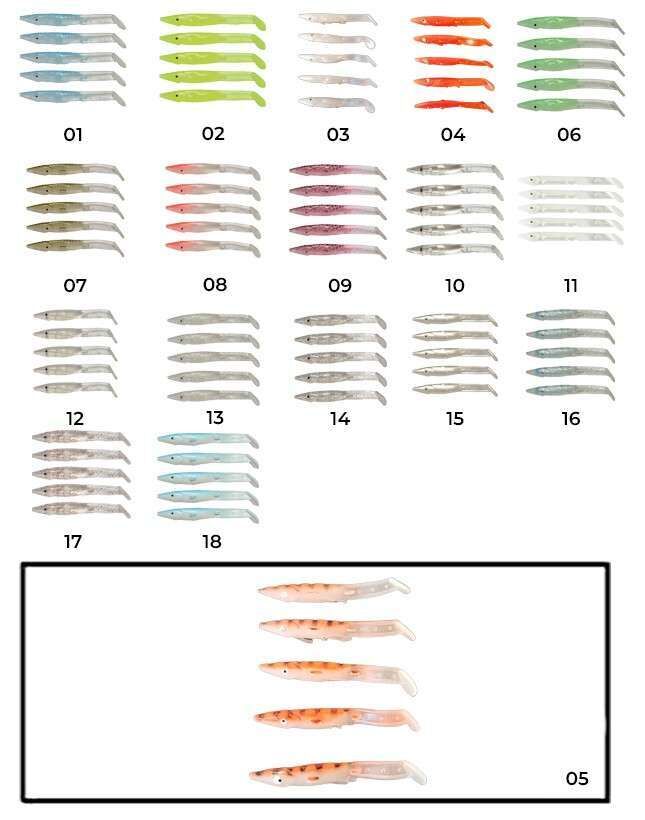 Captain 3597 Elegant 75cm Silikon Zargana 5li Paket Suni Yem