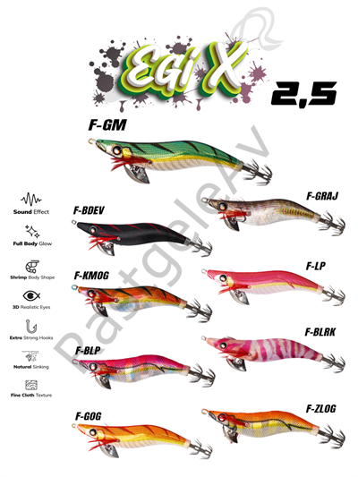 Fujin EgiX 2.5 10gr Kalamar Zokası