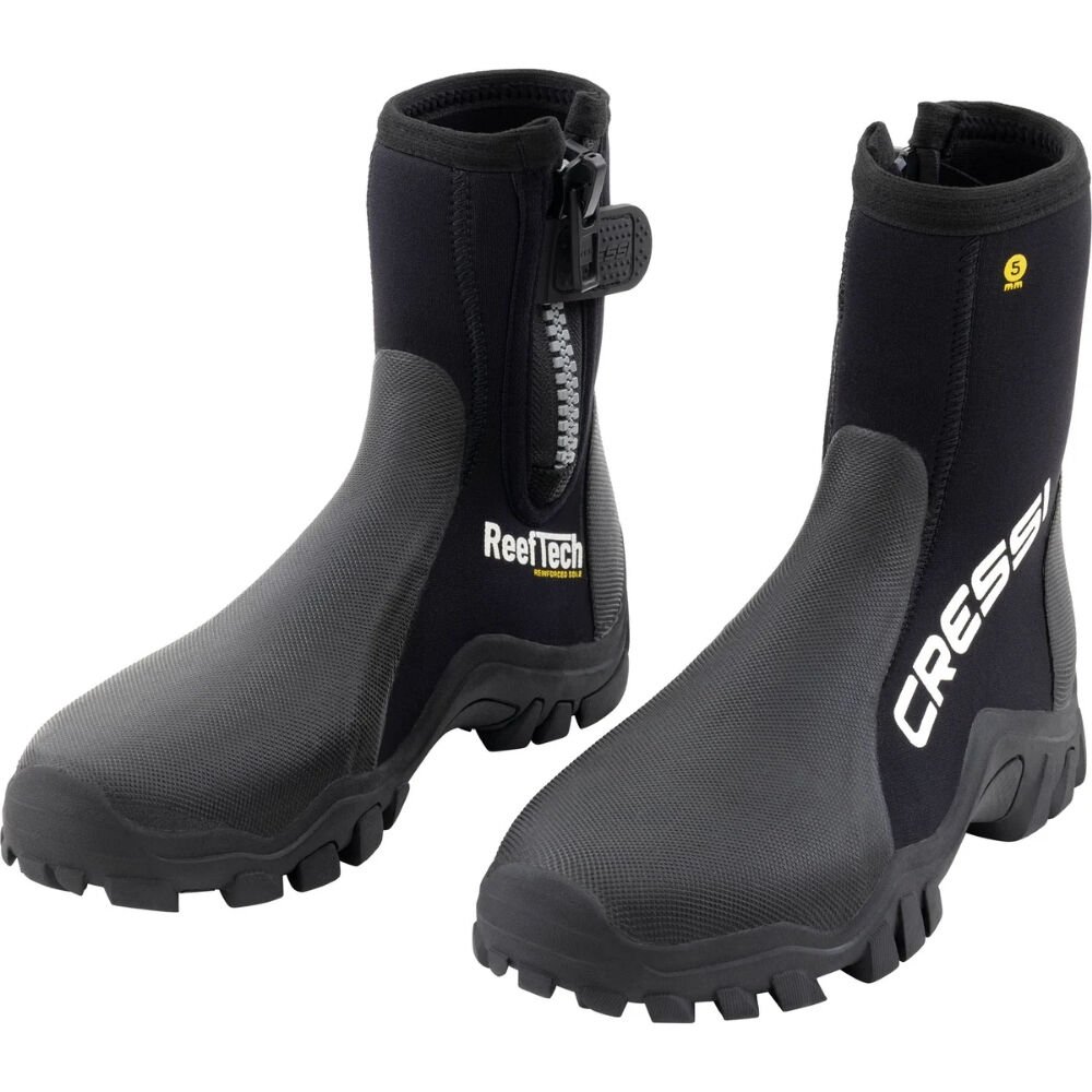 Cressi Reeftech RS Dalış Çizmesi BLACK - 5MM - S -38-39