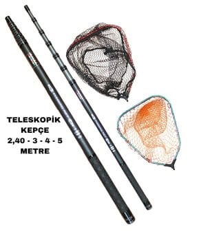 Balza Vidalı Carbon Sap Misina Ağ Kepçe 2.40 Mt