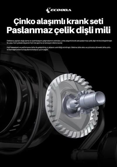 Ecooda Black Hawk III 4000 Olta Makinesi