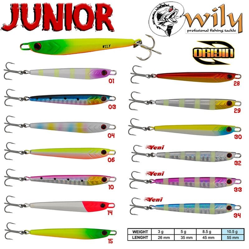 Wily Junior Jig 14 gr 3lü set