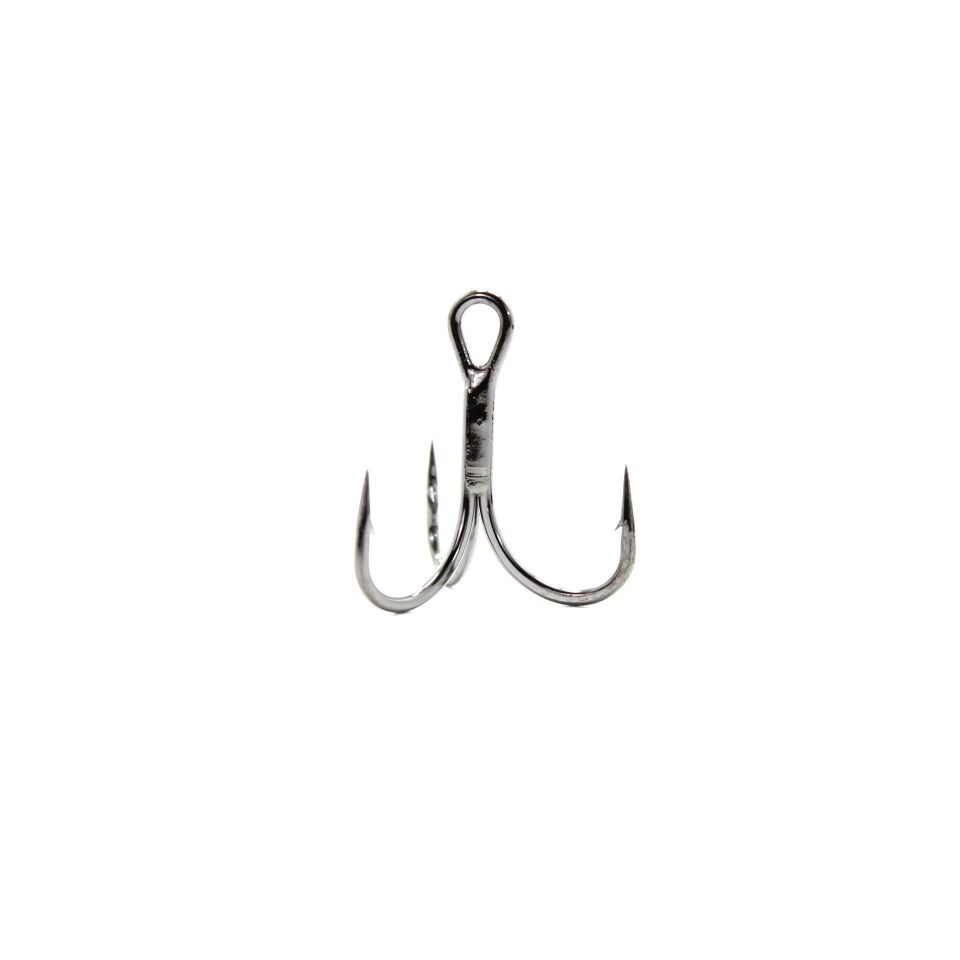 Captain 338 Üçlü İğne Sahte Balık İçin 100lü Kutu Black Nikel