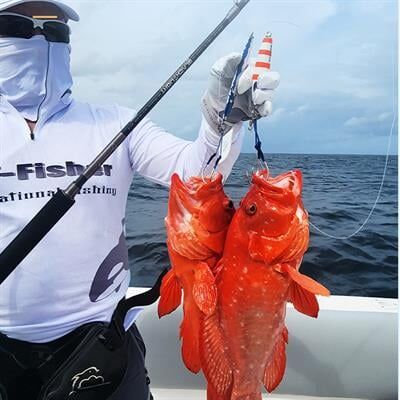 Ecooda GT-Fisher Black Light 185cm 100-300gr Slow Jigging Kamışı