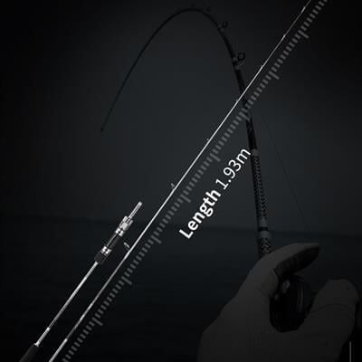 Ecooda GT-Fisher Steel Cable 193cm 150-350 Slow Jigging Kamışı