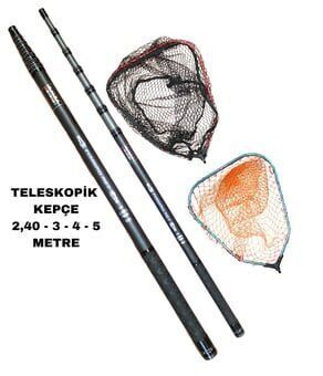 Balza Vidalı Carbon Sap Misina Ağ Kepçe 4 Mt