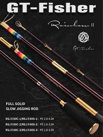 Ecooda GT-Fisher Rainbow 2 183cm 100-200gr Slow Jigging Kamışı