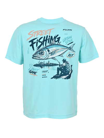 Fujin S26 Street Fishing T-Shirt Turquoise