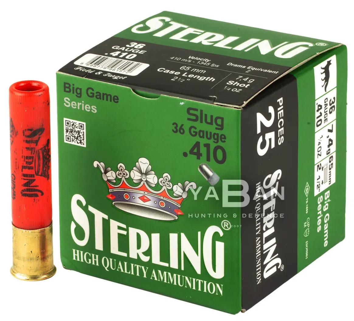 STERLING SLUG TEK KURŞUN - 36 CAL