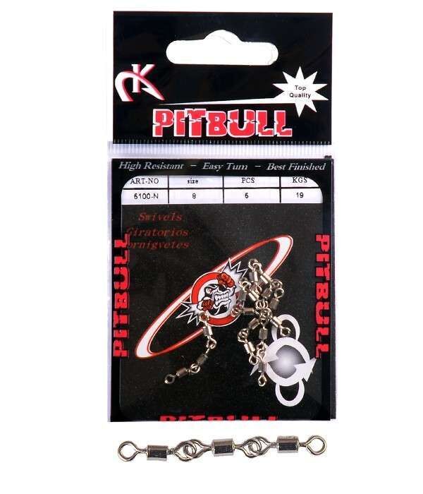 Pitbull 5100 3 Zincir Fırdöndü 5li Paket Nikel