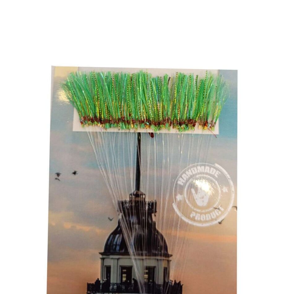 İstavrit Kösteği UV-GLOW Simli Youvella Kartonda 50 Sarı İğne 015mm Köstek 64
