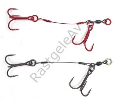 Savage Gear Carbon49 Corkscrew Stinger 2x 2 Adet İğne