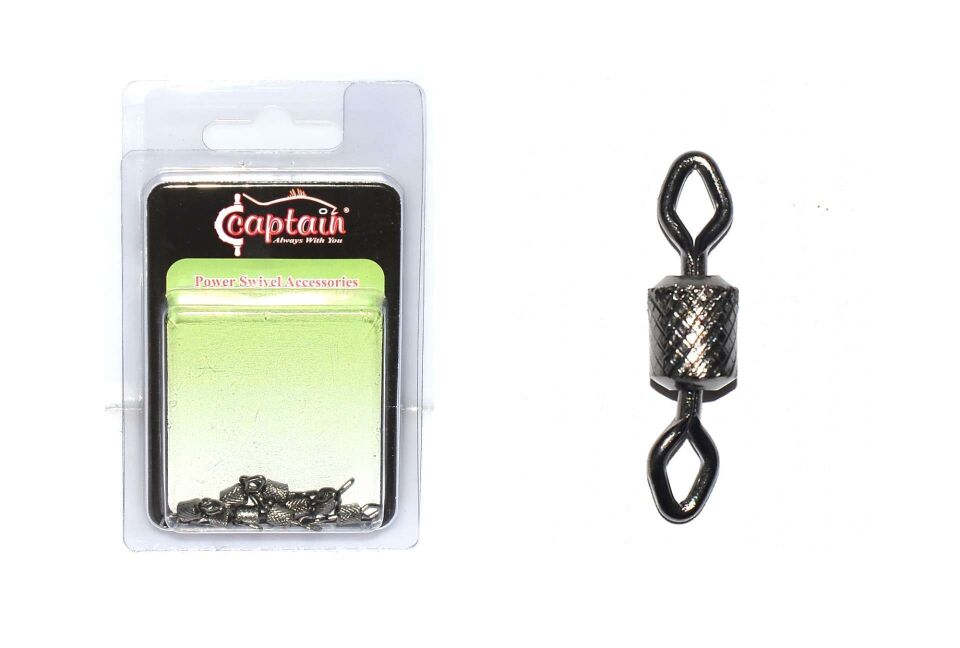 Captain 5005 Elmas Gözlü Fırdöndü 10lu Paket Black Nikel Standart - 3