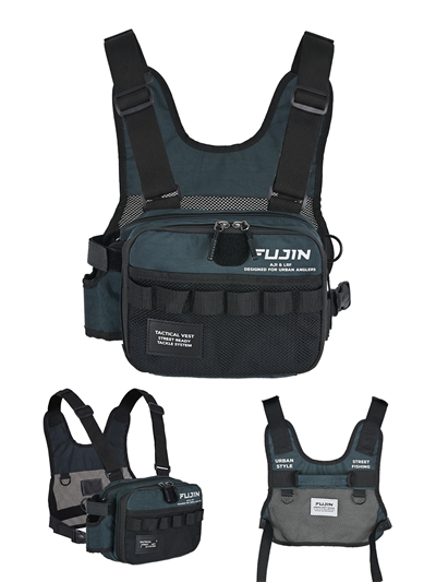 Fujin Tactical Vest Indigo Balıkçı Çantası