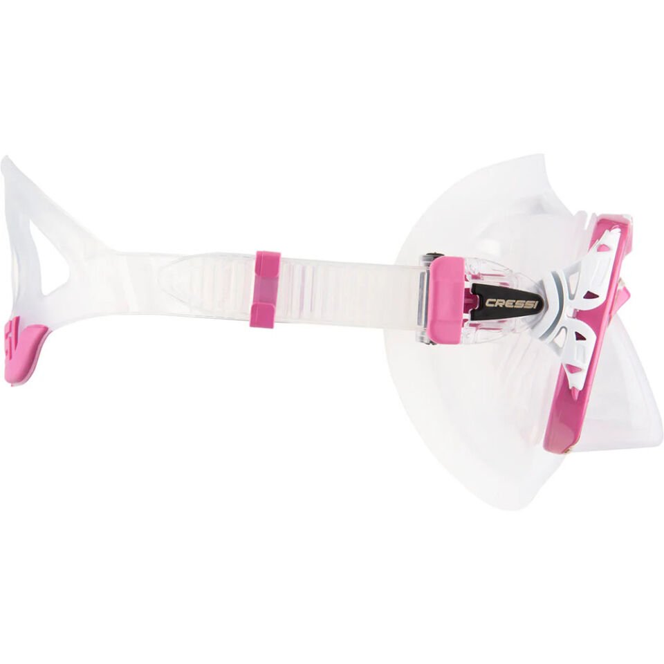 Cressi Naxos Dalış Maskesi CLEAR/PINK