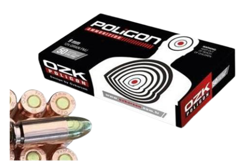 Özkursan Poligon 9x19 9mm Tabanca Mermisi