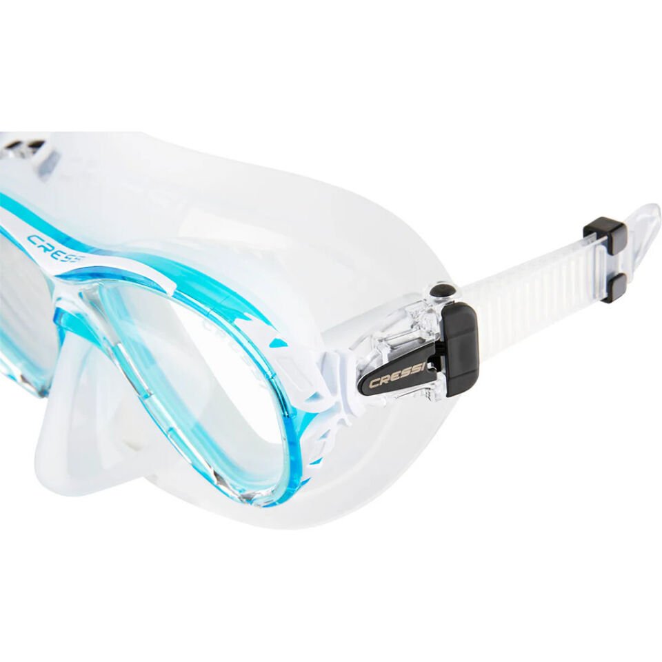 Cressi Naxos Dalış Maskesi CLEAR/AQUAMARINE