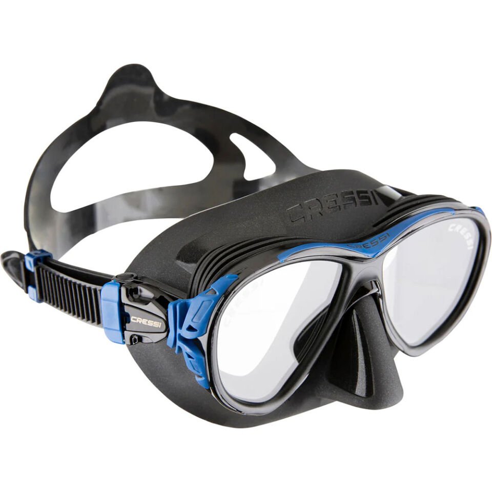 Cressi Naxos Dalış Maskesi BLACK/BLUE