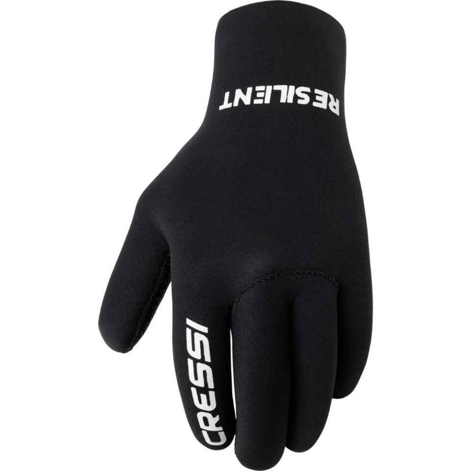 Cressi Resilient Dalış Eldiveni BLACK - 3MM - S