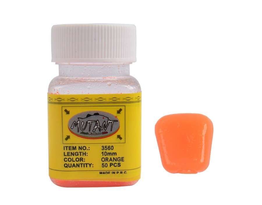 Mutant 3560 Silikon Pop Corn Aromalı Mısır 50li Kutu Sazan Yemi TURUNCU