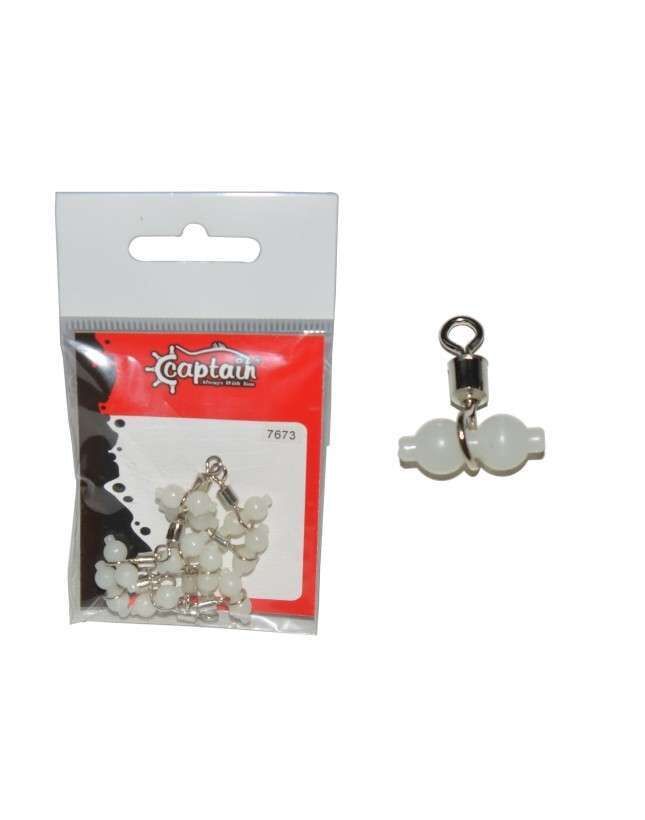 Captain Çift Boncuklu Hazır Takım Fırdöndüsü 10lu Paket