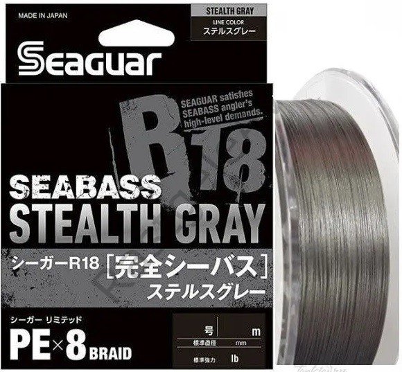 Seaguar Stealth Gray PE 8 Örgü Spin İp Misina 150mt Gri