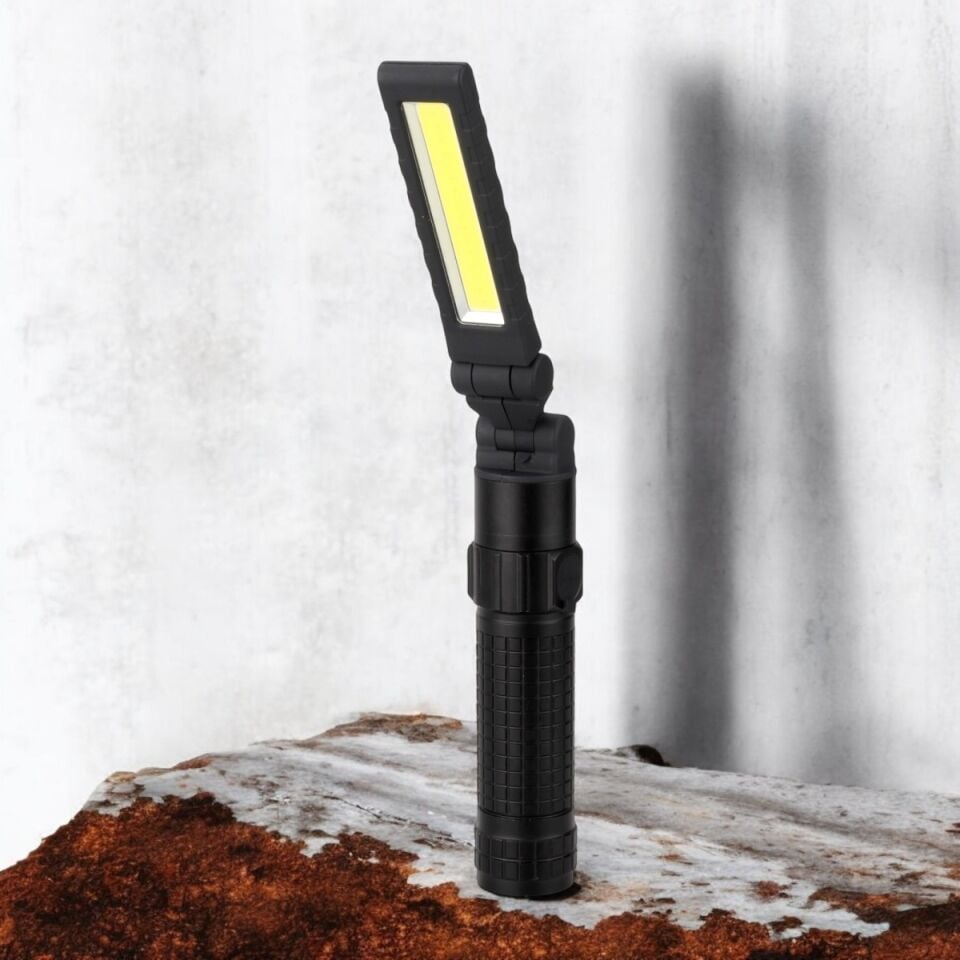 Panther PT-921 USB Şarjlı 3 Fonksiyonlu Modüler El Feneri