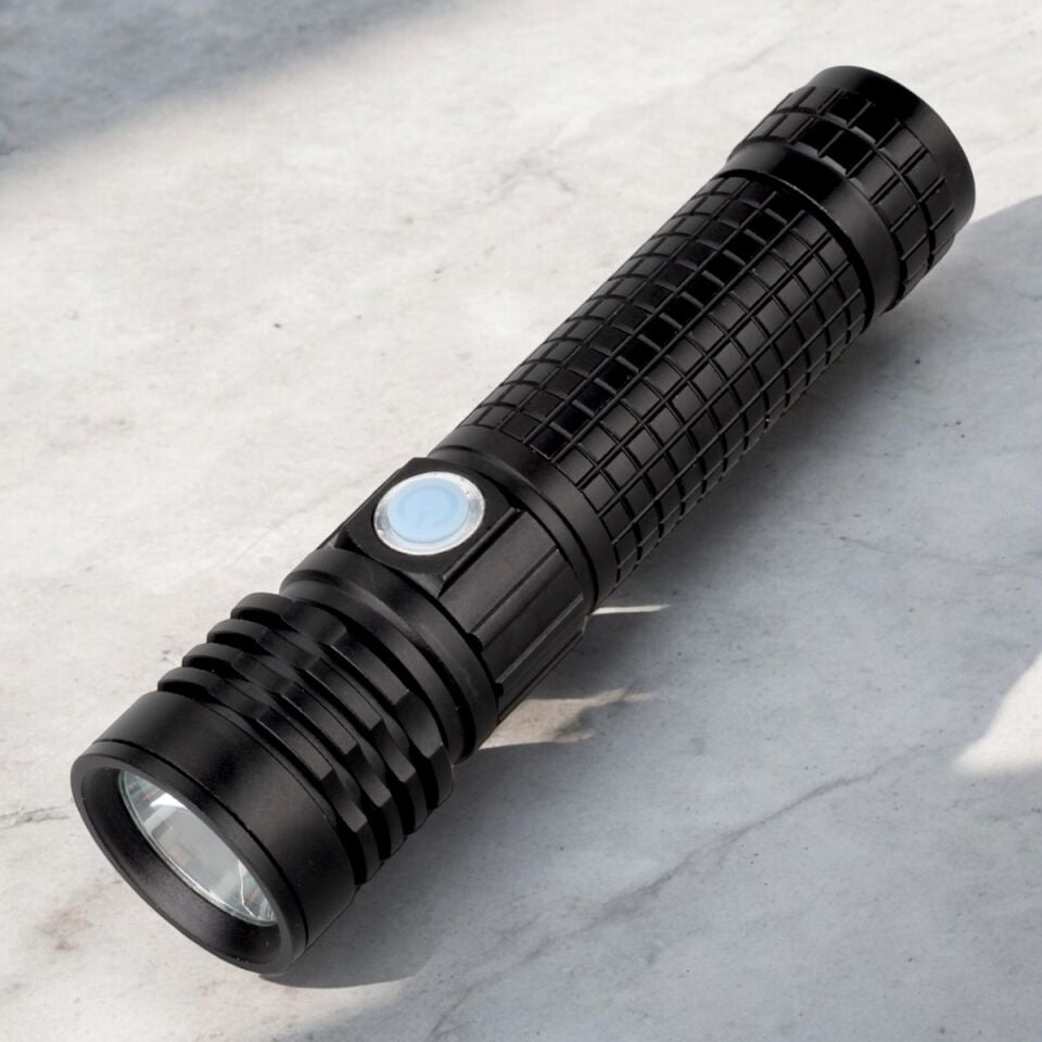 Panther PT-921 USB Şarjlı 3 Fonksiyonlu Modüler El Feneri