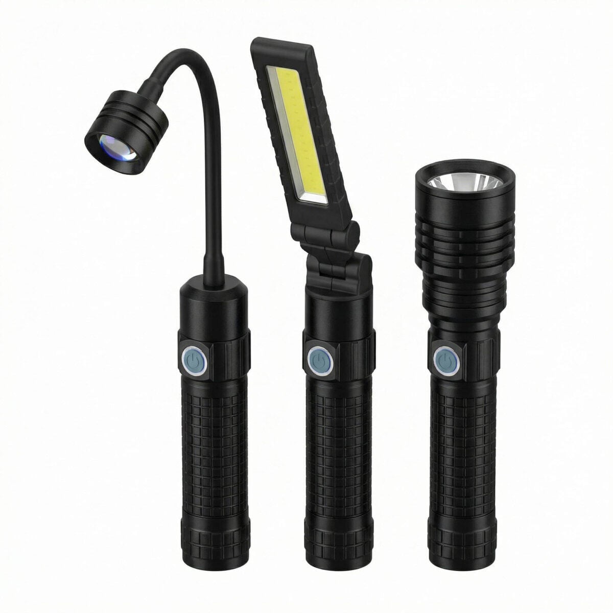 Panther PT-921 USB Şarjlı 3 Fonksiyonlu Modüler El Feneri