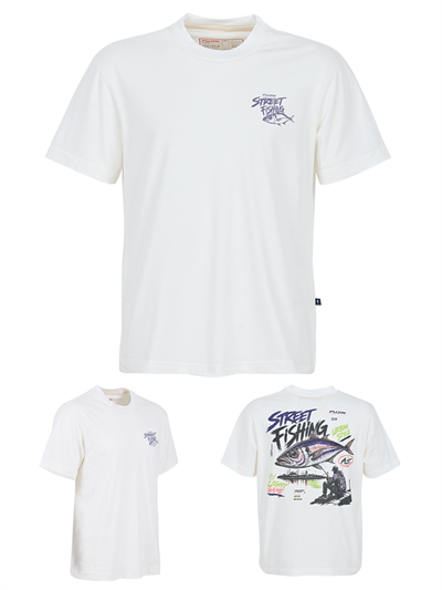 Fujin S26 Street Fishing T-Shirt Ecru