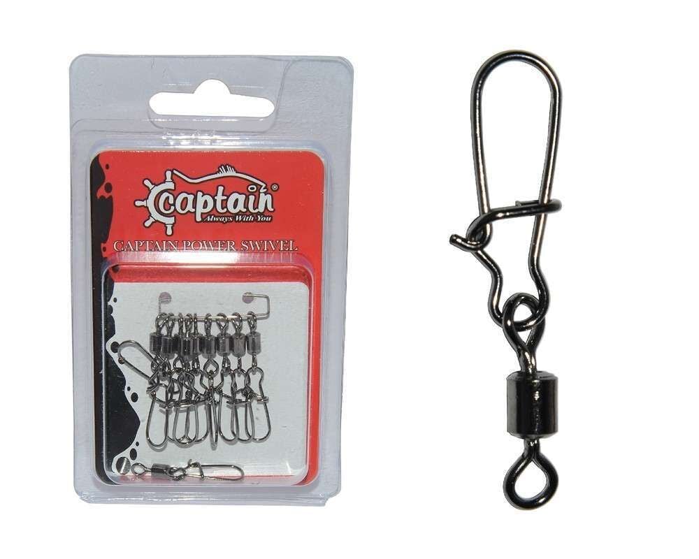 Captain 5029 Kilitli Klips Fast 10lu Paket Black Nikel