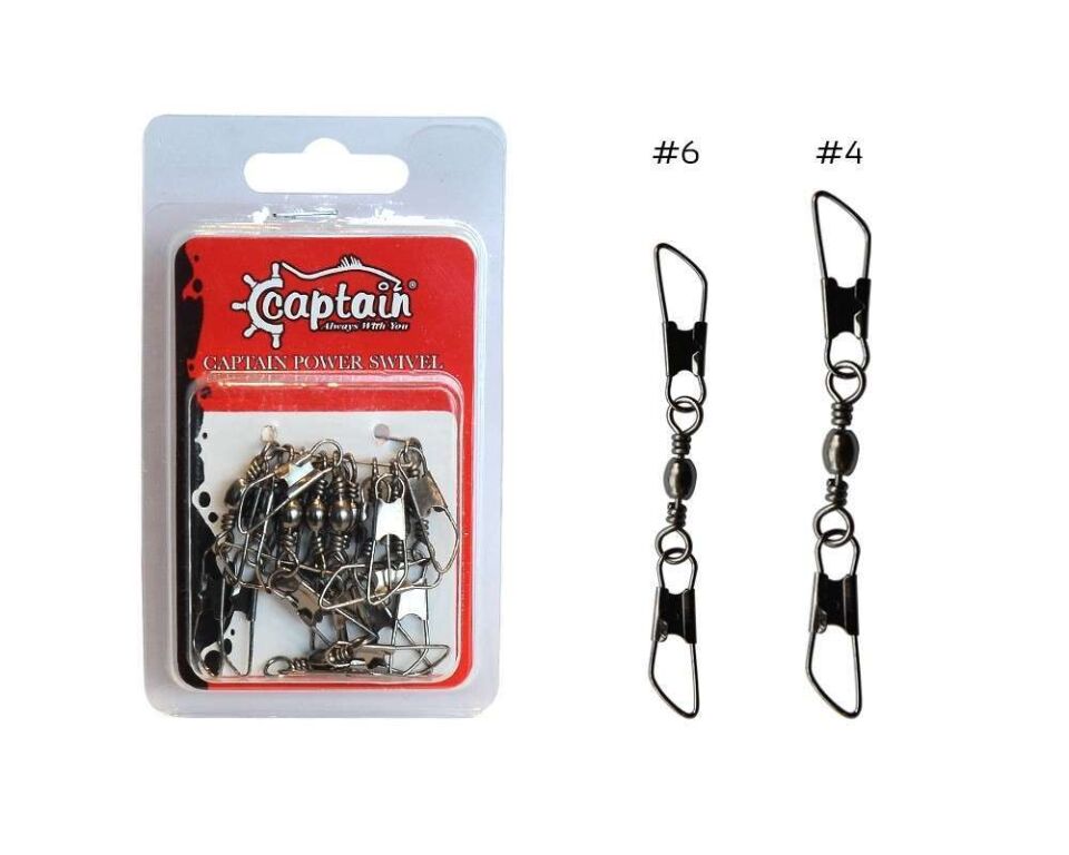 Captain 5030 Çift Yönlü Klips 10lu Paket Black Nikel