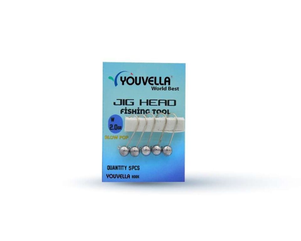 Youvella 6398 Jig Head Blow Pop LRF Jig Head 5li Paket Standart - 2 GR