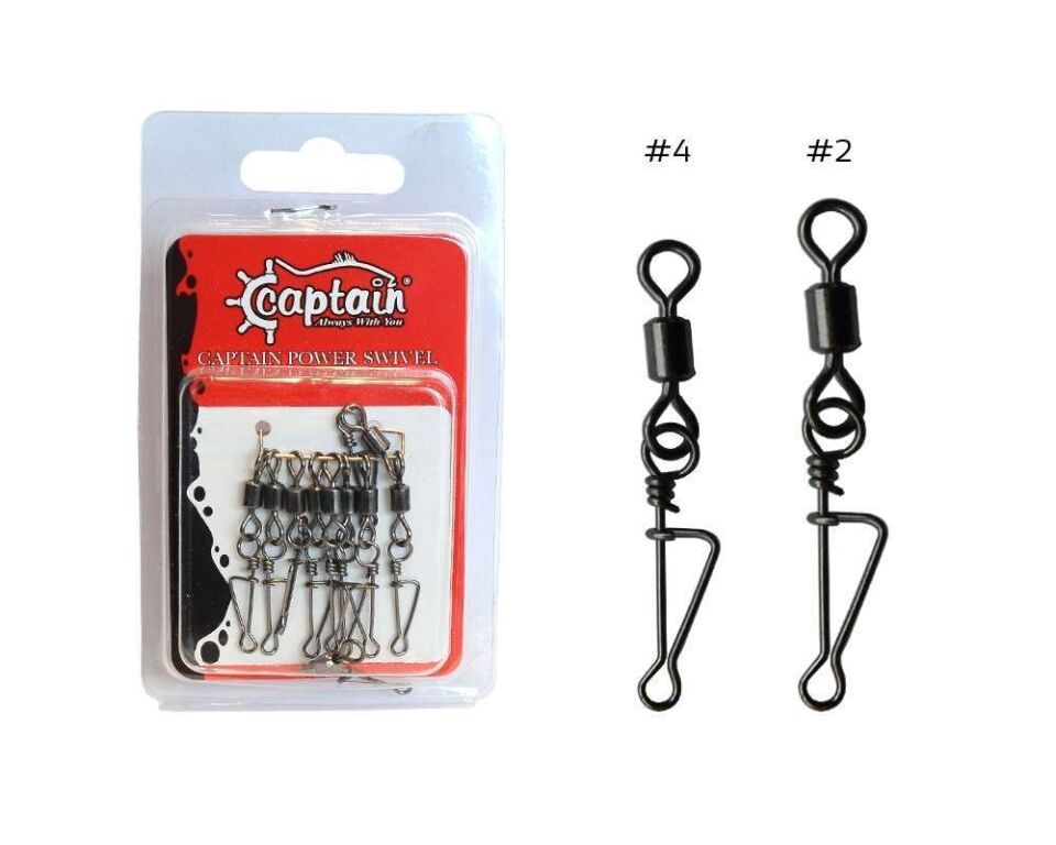 Captain 5035 Kilitli Klips Rolling 10lu Paket Black Nikel