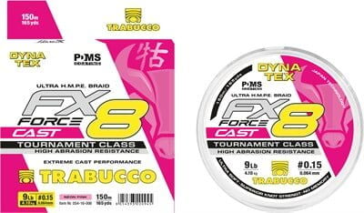 Trabucco DynaTex FX8 Cast Pink 150m 0,084mm