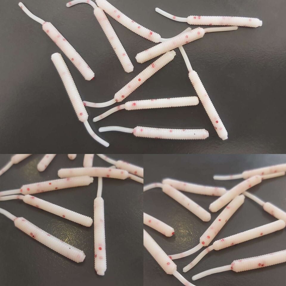 Mutant 3513 Serpentine 5cm Aromalı LRF Silikon Suni Yem 10lu Paket