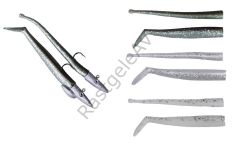 Savage gear Mini Sandeel Kit 10 Adet (12+1+4+4) Suni Yem Pearl Silver