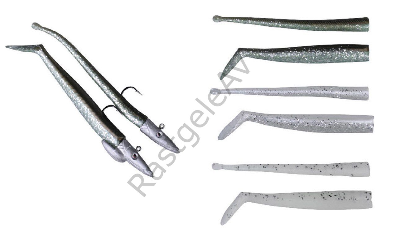 Savage gear Mini Sandeel Kit 10 Adet (12+1+4+4) Suni Yem Sandeel